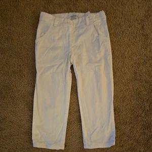 Simonetta girls white pants size 8 - Picture 1 of 1