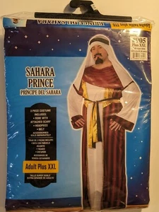 Adult SAHARA PRINCE Costume - Adult Plus XXL - NEW - Picture 1 of 4
