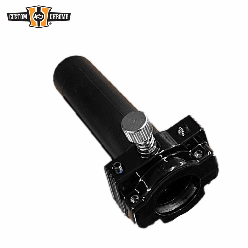 Conjunto de acelerador de cable único negro para Harley 1973-1980 acelerador personalizado de 1" Foto 1 de 1