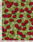 Flower Farm Fabric - Ladybug & Spring Daisy Green - Timeless Treasures YARD