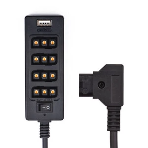 D-Tap B Type Socket D-tap Male to 8 Port D-tap Female Spliter W1U7 - Picture 1 of 6