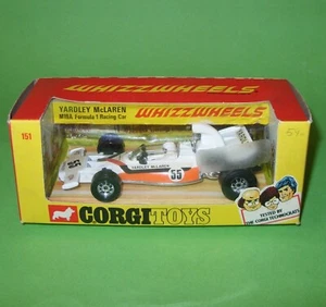 Corgi Whizzwheels / 151 Yardley McLaren M19A Racing Car / 1st Box Type - Picture 1 of 12