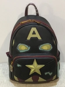 Loungefly Marvel What If? Zombie Captain America Cosplay Backpack Glow - NWT - Picture 1 of 7