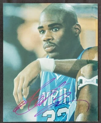 Fotografía 8x10 autógrafo Antawn Jamison North Carolina Tar Heel NCAA Foto 1 de 2