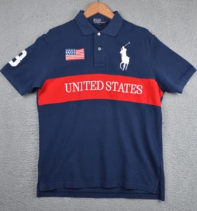 Polo Ralph Lauren United States Mens Large Big Pony - Picture 1 of 17