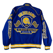 Albany State University Golden Rams Varsity Letterman Jacket Size Medium