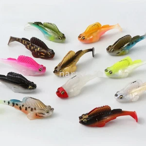 10 Stück Angelköder Soft Bait Jig Dark Sleeper Swimbaits Barsch Zander Barsch Forelle - Bild 1 von 31