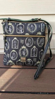 Dooney & Bourke Disney Haunted Mansion 👻 😱 Portraits Nylon Crossbody - Image 1 of 4
