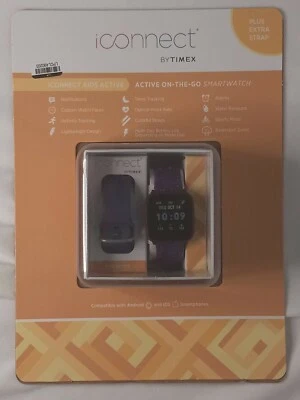 iConnect By TIMEX Kids Active Smartwatch Pedometer Fitness Tracker NEW.  - Image 1 of 4