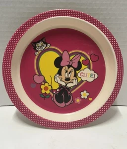 Disney Minnie Mouse Teller rosa Herz süße Katze - Bild 1 von 5