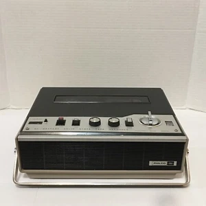 Retro Philco Ford Solid State Tape Recorder TRR-54BK Reel To Reel Working - Picture 1 of 16