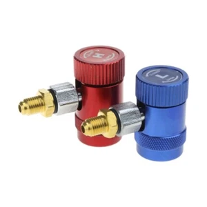 2X R1234YF Quick Connector Adapter Coupler A/C Parts Manifold Gauge Low/High - Picture 1 of 8