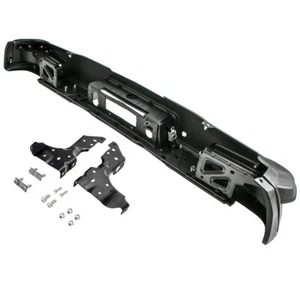 Rear Bumper Assembly w/ Sensor Hole & Bracket Kit For Chevy Silverado 1500 14-18 - Picture 1 of 10