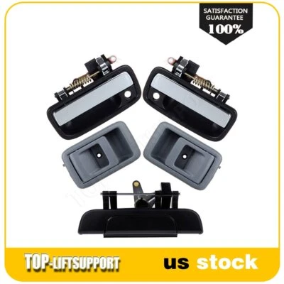 Manijas de puerta 5* exterior interior para Toyota Tacoma 1995-2004 puerta trasera derecha derecha Foto 1 de 4