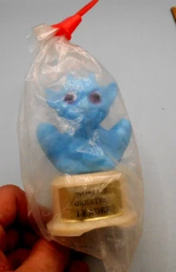 VINTAGE Blue  DEVIL BLOW MOLD Leader statue 60s Fink Crazy Carnival - Picture 1 of 4