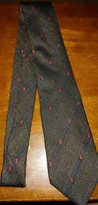 Jeffrey Banks Cravatta Uomo 100% Seta Multicolore Tessuto in Italia - Foto 1 di 3