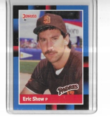 1988 Donruss #387 Eric Show San Diego Padres - Image 1 of 2