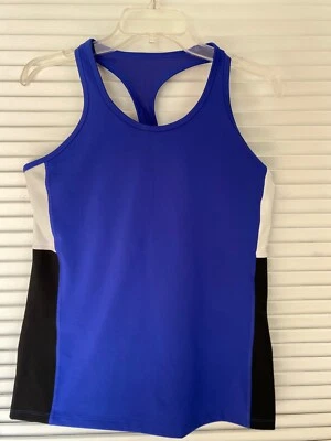 Top deportivo Ralph Lauren bloque de color azul ~ negro ~ blanco talla grande nuevo con etiquetas Foto 1 de 4