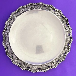 WILTON ARMETALE Large Round Pewter Serving Tray Centerpiece 15 “SALE! - Picture 1 of 3