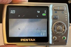 Pentax Optio M20 2.5" LCD 7.0 MP Compact Digital Camera 3X Zoom Tested/Working! - Picture 1 of 11