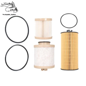 Kit de filtro de aceite y combustible Powerstroke FD-4616 FL-2016 para Ford 2003-2007 6,0 L - Imagen 1 de 7