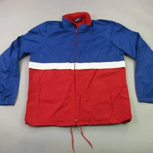 Woolrich Jacket Mens Large Long Sleeve Full Zip Vintage 80's Hood Pockets - Picture 1 of 10