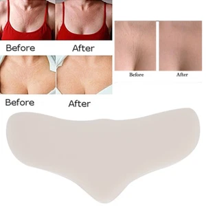 Silicone Anti Wrinkle Chest Pad Chest Wrinkles Removal Reusable AntiAge Patches - Picture 1 of 12