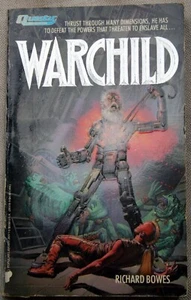 vntg Richard Bowes 1986 PBO 1st Prt WARCHILD YA paranormal ESP space battle - Picture 1 of 6