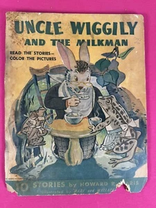 1943 UNCLE WIGGILY AND THE MILKMAN - Howard R. Garis - PB, Cartoon/Coloring - Picture 1 of 6