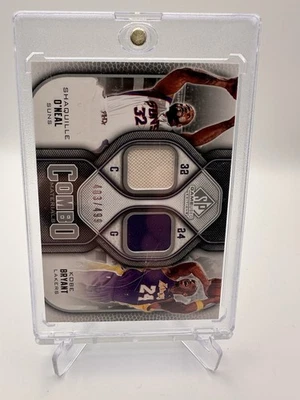 2009 Topps #CM-BS Kobe Bryant And Shaquille O’Neal Patch.  HOF Dynamic Duo! - Image 1 of 3