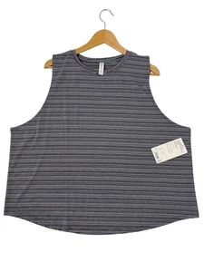 Athleta Cloudlight gestreiftes Muskeltanktop Damen Größe 2X blau - Bild 1 von 5