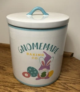 Large Gnomemade Baking Co. Cookie Jar , By Design Pac - Picture 1 of 7