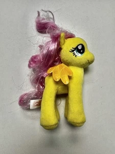 TY My Little Pony MLP Fluttershy 2017 Hasbro Plush 7" Yellow Pink No Hang Tag - Picture 1 of 6