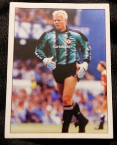 1991-92 PANINI FOOTBALL STICKER - SOCCER'S SUPER SEVENS #71 PETER SCHEMEICHEL NM - Picture 1 of 2