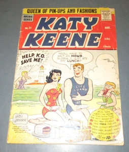 Katy Keene #31 QUEEN OF PIN-UPS 1956 Vintage Swimsuit Issue - Picture 1 of 6