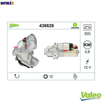 STARTER 438628 FOR FORD FIESTA/VII/Van FOCUS/IV/Turnier PUMA Q0JA/M0DC 1.0L 3cyl - Image 1 of 4