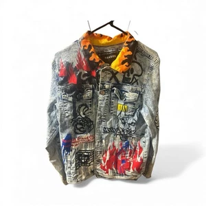 Giacca di jeans uomo Reason NYC - Taglia Medium - Foto 1 di 10