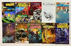 LOTE DE 10 LECTORES MADUROS DE CÓMICS GRANDES MIXTOS INDEPENDIENTES/UNDERGROUND J5.475 - Imagen 1 de 1