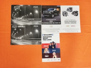 2024 Chevrolet Silverado 2500 3500 HD Owner’s Manual - Complete Set W/ Diesel - Foto 1 di 1