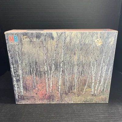 Головоломка Milton Bradley MB Challenge новая из старых запасов запечатанная 1985 осиновые деревья, Колорадо 31 X 23 - Изображение 1 из 4