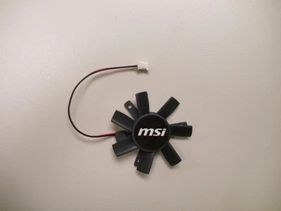 Cooler Fan For MSI GT440 N440GT Blizzard V5 GT430 Knife PLD05010S12L 45mm - Image 1 of 3