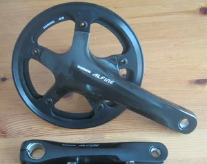 New Shimano Alfine FC-S501 Chain Set Single Ring + Chain Guard 42t 170mm Cranks - Picture 1 of 5
