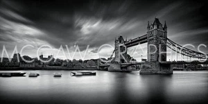 Tower Bridge, Marcin Stawiarz, Wall Decor Home Art Print Poster 12" x 24" 1599 - Picture 1 of 1