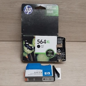 Cartucho de tinta negro HP 564 XL fecha de caducidad 7/2015 caja abierta - Imagen 1 de 13