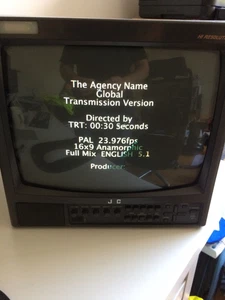 JVC BM-H1400 PNKA CRT Composite Component Colour Monitor Broadcast Video - Picture 1 of 4
