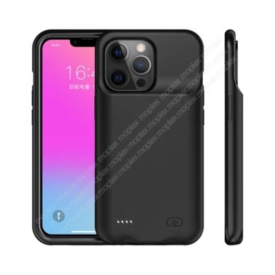 6800mAh Battery Case smart For iPhone 12/13/14/15 Pro Power Bank Charging Cover - Image 1 of 4