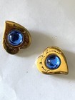 Yves Saint Laurent Heart Earring Vintage Jewelry Earring Couture Jewelry