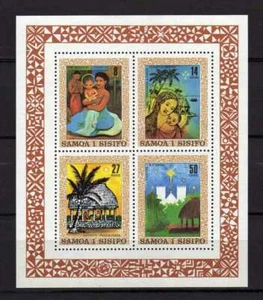 13639) SAMOA 1980 MNH ** S/S Christmas - Natale - Paintings - Bild 1 von 1