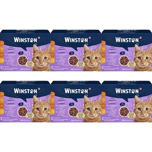 6 x 1,2 kg | Winston Feine Häppchen in Sauce Multipack ohne Zuckerzusatz - Bild 1 von 3