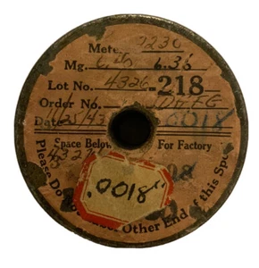 NOS General Electric Filo Fine di Tungsteno Vintage Diametro 0,0018” 2230 metri - Foto 1 di 1